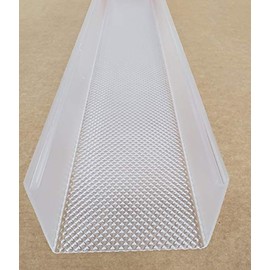 Fluorolite Plastics | 2 Lite Wrap Around Light Cover 47-7/8″ x 4 1/2″ x 3″(Clear)