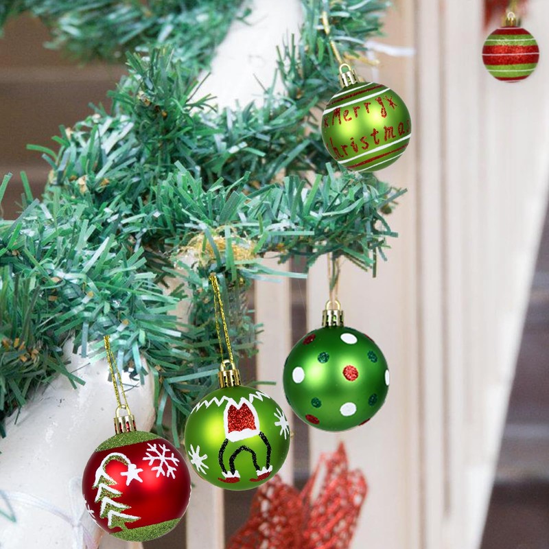Fanfantoey Latest Christmas Ornaments 2025, 16Pcs Christmas Balls Ornaments for