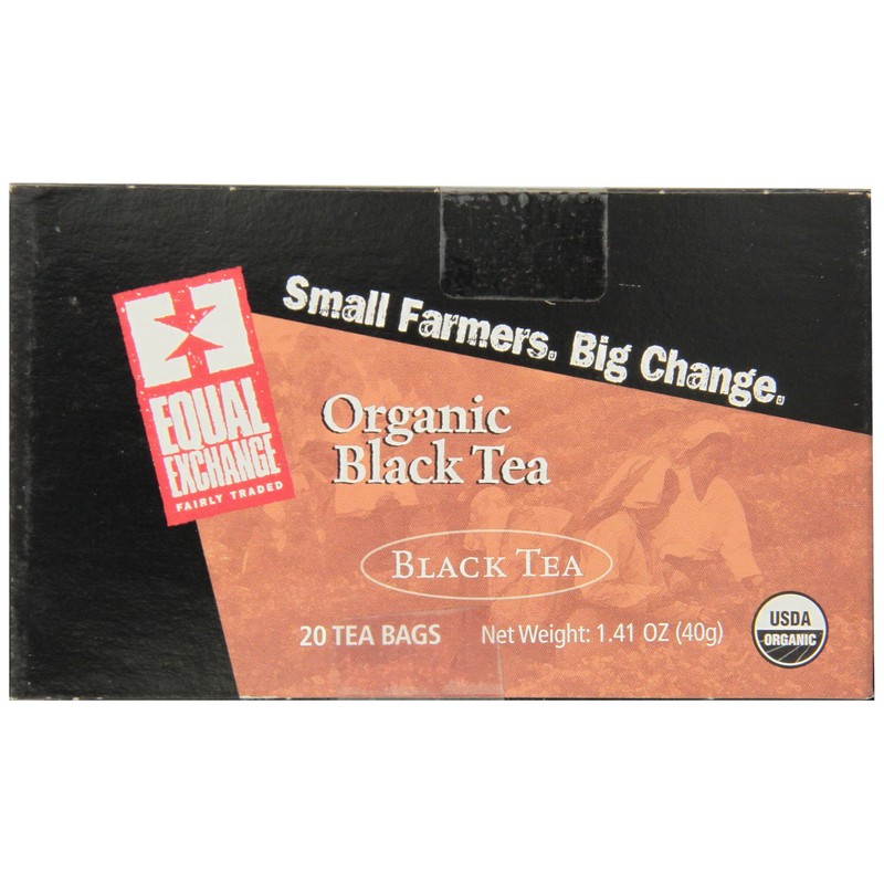 Equal Exchange Organic Black Tea, 20-Count