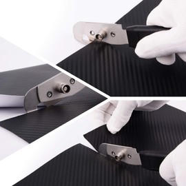 Ehdis® Auto Wrap Vinyl Cutter with 2 Replaceable Double Side Blade, Stainless Steel Precision Cutting Tool for Automotive Vinyl Wrap Material