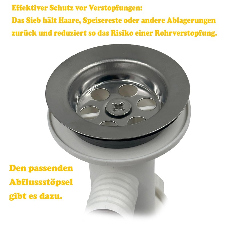 Plastic Siphon with Washing Machines or Dishwasher Connection Drain Pipe