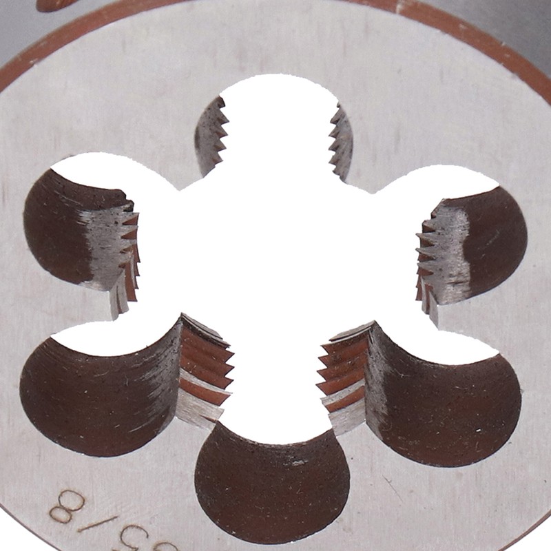 G5/8in Round Threading Die Alloy Steel Cylindrical Pipe Thread Repair
