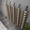 Wine Rack Wall Mounted, 72.8in High Metal Wine Bottle Holder