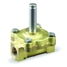 Brass Solenoid Valve Less Coil, Normally Closed, 1/2 in Pipe Size, Mfr: 007129-A