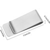 sadwqgewnbf Pack of 4 Stainless Steel Money Clip Men's Slim