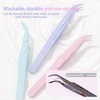 Eyelash Extension Tweezers, Curved Volume Lash Tweezers, Easy to Apply