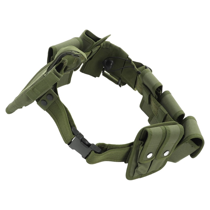 Detachable Adjustable Hunting Camping Belt with Pouch for Outdoor Activities