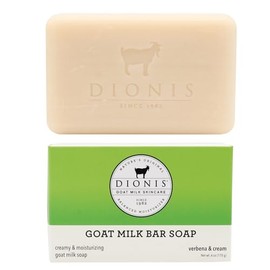 Dionis Goat Milk Skincare 6oz Verbena  Cream Jabón de barra perfumado para manos y cuerpo - Hidrata, restaura, para todo tipo de piel, no graso, sin  