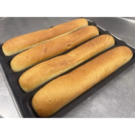 6 PACK 15.5” SUBS Silform Style Sub Sandwich Silicone Baking Mat Bread Mold Form