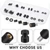 Glarks 24pcs Anti-Vibration Standoffs and Rubber Damper Balls Set Includes