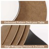 Embossed PU Leather Placemats, Waterproof Coffee Coasters, Kitchen Table Mats,