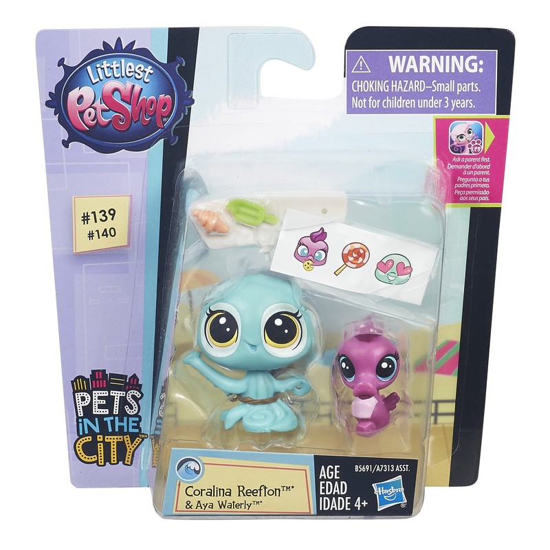 Littlest Pet Shop Coralina Reefton & Aya Waterly