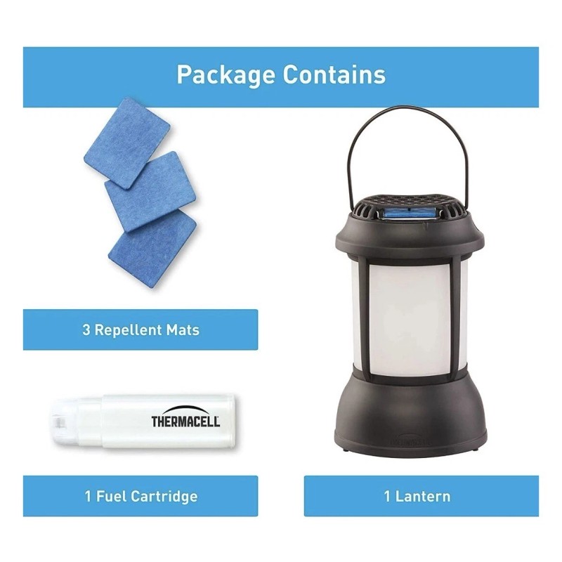 Thermacell NEW Thermacell Patio Shield Lantern 15 Ft Zone Mosquito