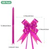 M METERXITY 100-Pack Ribbon Pull Bows, 3.74 Inch / 9.5cm