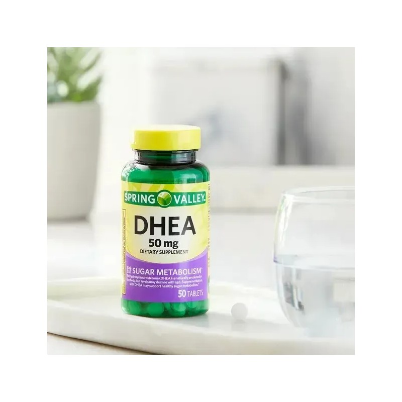 Dhea 50 Mg Apoyo Metabólico De Los Azucares 50 Tabletas