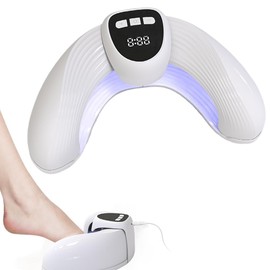 Nail Fungus Laser for Home, HOVCEH U-Shape Nail Fungus Laser Device for Cleaning and Repair of Nails, Adjustable UV LED Lamp Nails with Infrared, Device Against Nail Fungus for Hands and Feet (B)