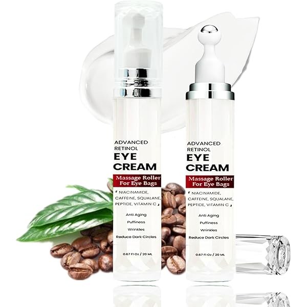 Caffeine Eye Cream for Dark Circles - Retinol Eye Cream