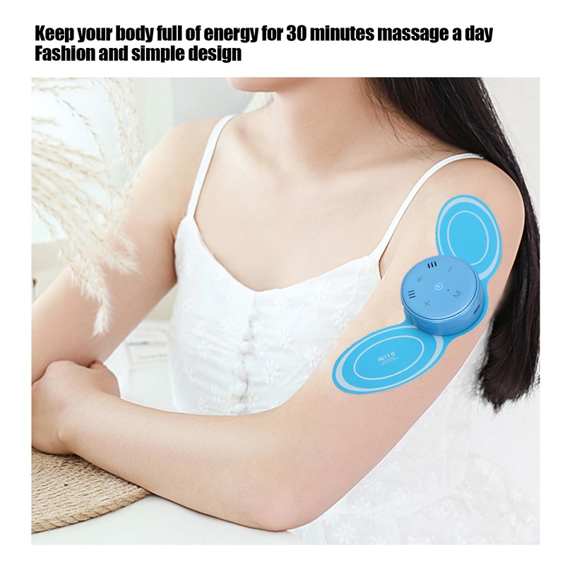Voice Control Massage Patch Pulse Mini Massager Fatigue Relieve Massager