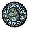 Patches for Backpacks, Funny Secret Squirrel Patrol Printing Patches Embroidered