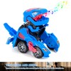 Sunnhan Transformer Toys Dinosaur Car, 2 in 1 Transforming Dinosaur