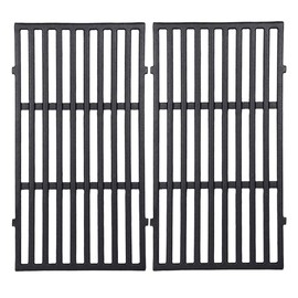 GGC 19.5 inch Grill Grates Replacement for Weber 7524 7528 Genesis E-310, E-320, E-330, S-310, S-320, S330, EP-310, EP-320, EP-330, 2 PCS Cast Iron Cooking Grid (19.5" x12.9" x0.5")