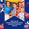 PartyWorks Patriotic Candy - 40 Count Bag - Popping Rocks