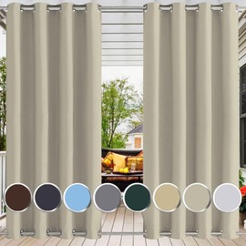 Outdoor Curtain Weatherproof with Eyelets Top and Bottom Outdoor Curtains Waterproof Balcony Curtain Outdoor Curtain Made to Measure for Outdoor Curtains Outdoor Curtain Waterproof Patio Terrace