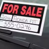 Everbilt 8" x 12" Plastic Auto for Sale Sign -