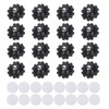 uxcell 16 Pcs Self Adhesive Mini Caster Wheels 1 Inch,