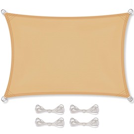 CelinaSun Shade Sail with Attachment Ropes Basic HDPE or PES Sun Protection UV Protection