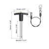 PATIKIL T Handle Lock Pins 3/8 x 2.36" (9.5 x