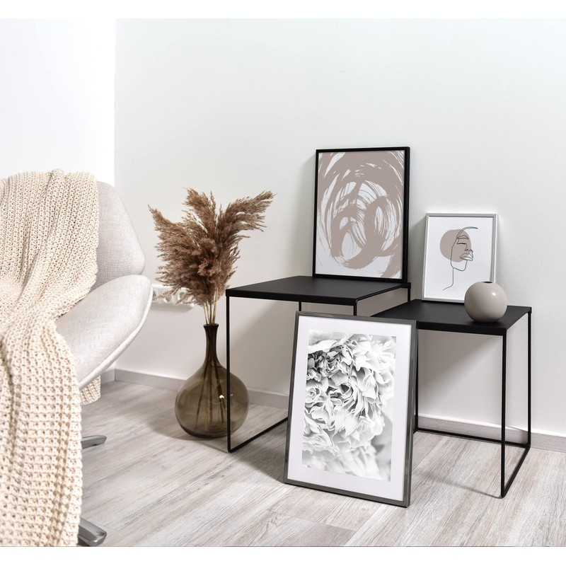 DEHA Design aluminium picture frame Boston, 21x29,7 cm (A4), Contrast