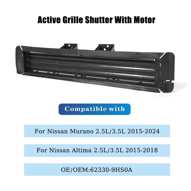 skkyoro Front Lower Active Grille Shutter With Motor Compatible with