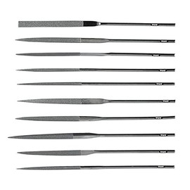Waymil Diamond Mini Needle File Set 100mm Jewelry Hobby Craft Metal 10 Pcs