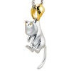 Frogsnout Necklace, Cute Cat Design, Moving Tail Catches Your Eyes,