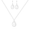 Bridesmaid Jewelry Gifts Set for Wedding, Pear Cubic Zirconia Gemstone