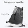Cosyres Drawstring Gym Bag Backpack Small with Inner Pocket Sports