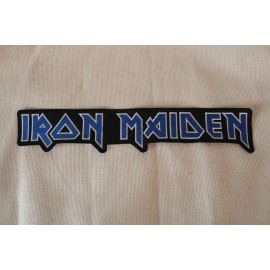 Unbranded Iron Maiden 16" Back Patch Embroidered High-Quality Blue  Iron Maiden Logo