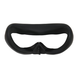 VR Silicone Face Cover Waterproof Washable Soft VR Face Pad Cushion for PICO 4 VR Glasses Black