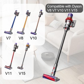 RUKHOOL Tube Extension Wand for Dyson V15 V11 V10 V8 V7 Stick Replacement Parts Vacuum Attachment Quick Release Wand Vacuums Rod 28.7 IN