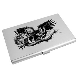 'American Eagle Fighting Chinese Dragon' Business Card Holder/Credit Card Wallet (CH00041759)