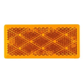 Grote 40303 Yellow Stick-On Rectangular Reflectors