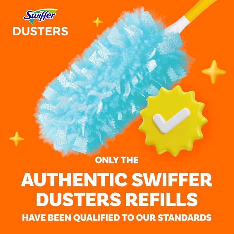 Swiffer Dusters Refill for Cleaning, Made by SWIFFER, Feather &