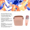 Mini Karaoke Machine Set Portable Bluetooth Speaker with 1 Wireless