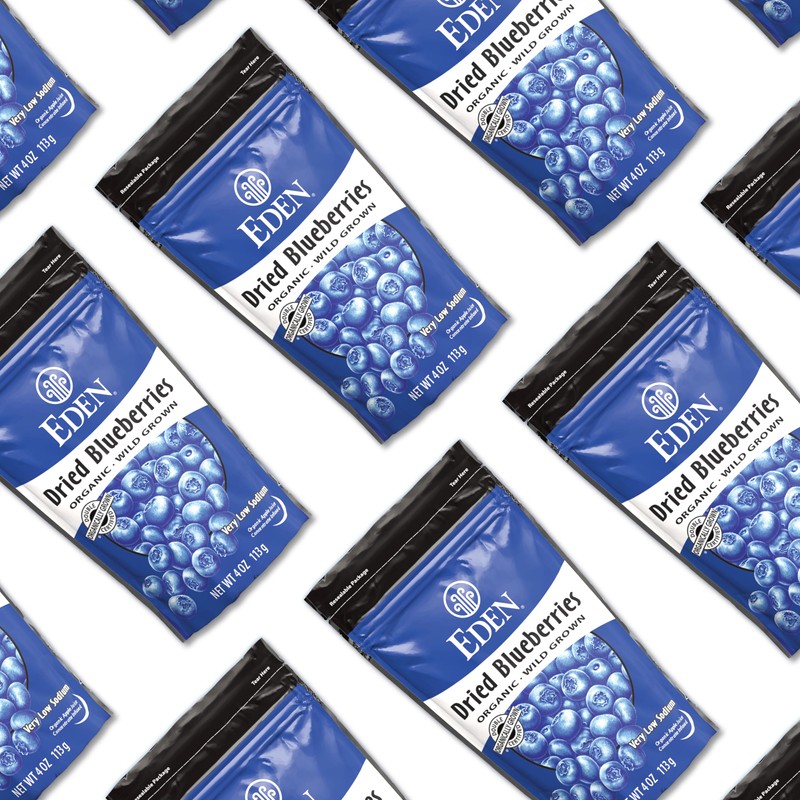 Eden Organic Dried Blueberries, 4 oz Bag