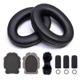 Voarmaks Renew Kit Ear Pads Cushion Mic Muff Windscreen Headband Pad Compatible with Bose A20 X A10 Aviation Headset Headphone