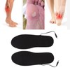 Heated Insoles Soft Warm Breathable Cuttable Electric Heating Insoles with