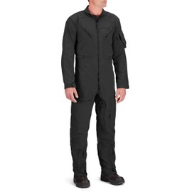 Propper Men's Poly Cotton Twill 27/P Flyers Coverall, Black, Medium