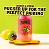 Popwell Cherry Citrus Better-For-You Prebiotic Soda, with 6g Fiber, 1g