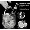 Crystal Ice Bucket,Wine Buckets for Parties, Ice Container Bucket Portable